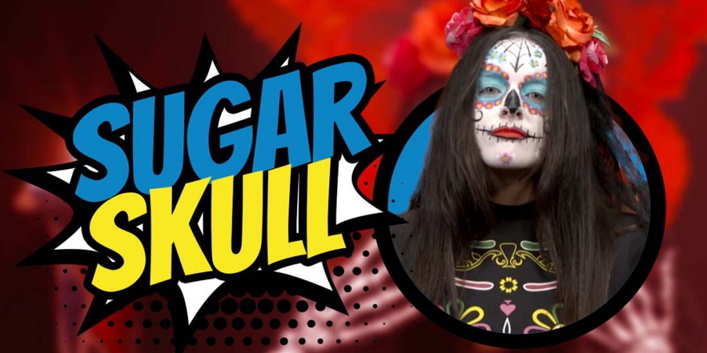 Sugar Skull Halloween Make Up Tutorial from FunPlace.ie banner image