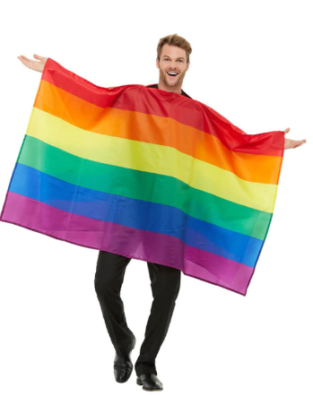 Rainbow flag costume