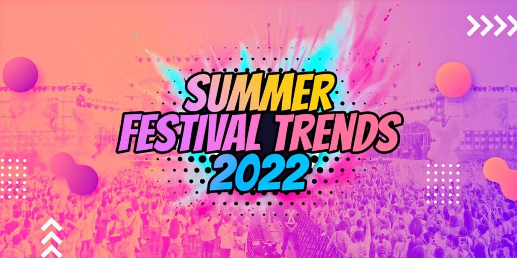 Summer Festival Outfits and Trends colourful banner