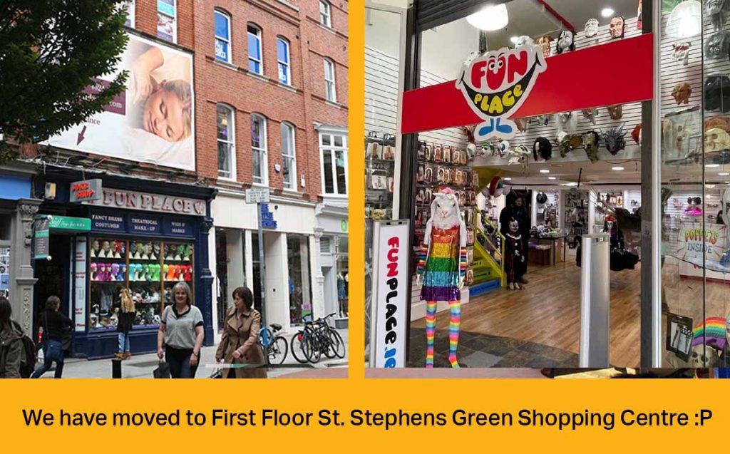 We have moved to First Floor St. Stephens Green Shopping Centre.